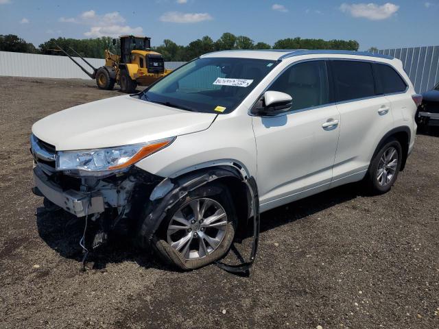 5TDJKRFH4ES063025 - 2014 TOYOTA HIGHLANDER XLE WHITE photo 1