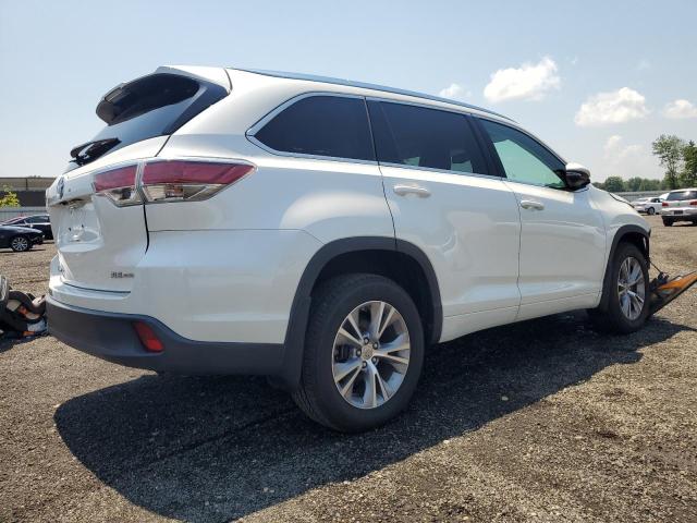 5TDJKRFH4ES063025 - 2014 TOYOTA HIGHLANDER XLE WHITE photo 3