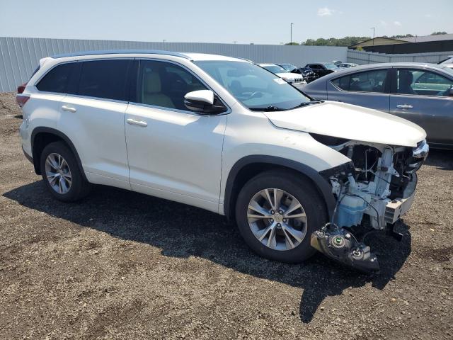 5TDJKRFH4ES063025 - 2014 TOYOTA HIGHLANDER XLE WHITE photo 4