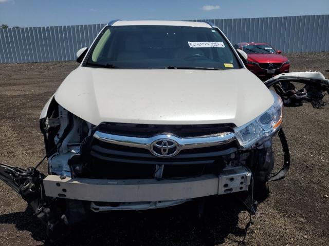 5TDJKRFH4ES063025 - 2014 TOYOTA HIGHLANDER XLE WHITE photo 5