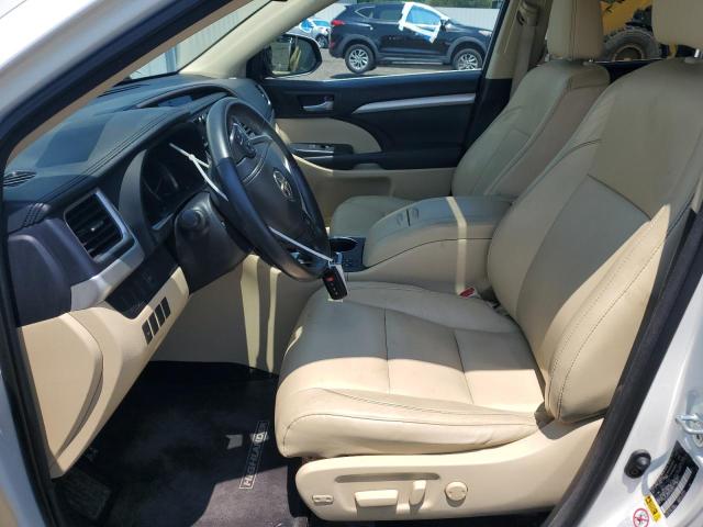 5TDJKRFH4ES063025 - 2014 TOYOTA HIGHLANDER XLE WHITE photo 7