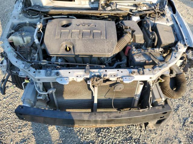 2T1BU4EE7BC614500 - 2011 TOYOTA COROLLA BASE SILVER photo 11