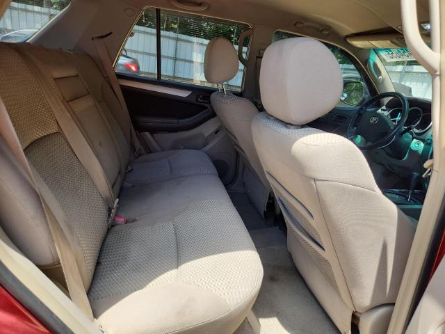 JTEZU14R978071876 - 2007 TOYOTA 4RUNNER SR5 BURGUNDY photo 10