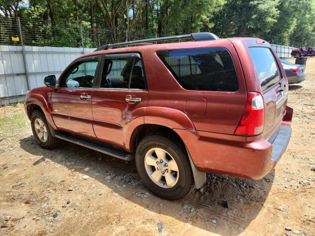 JTEZU14R978071876 - 2007 TOYOTA 4RUNNER SR5 BURGUNDY photo 2