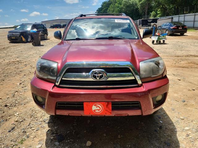 JTEZU14R978071876 - 2007 TOYOTA 4RUNNER SR5 BURGUNDY photo 5