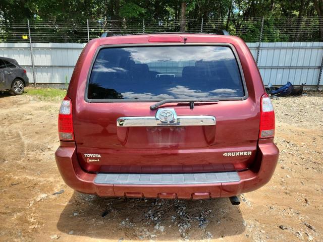 JTEZU14R978071876 - 2007 TOYOTA 4RUNNER SR5 BURGUNDY photo 6