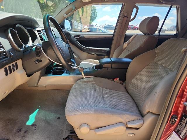 JTEZU14R978071876 - 2007 TOYOTA 4RUNNER SR5 BURGUNDY photo 7