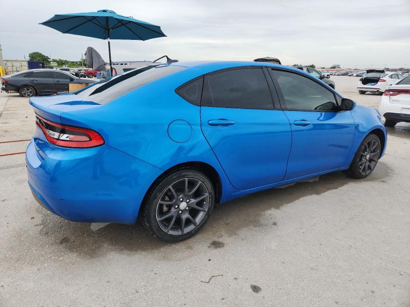1C3CDFAA1GD584752 - 2016 DODGE DART SE BLUE photo 3