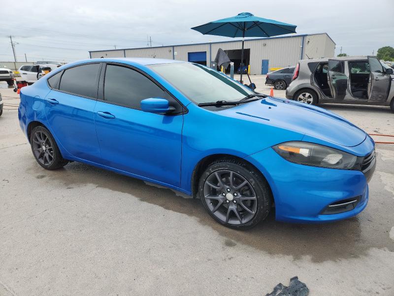 1C3CDFAA1GD584752 - 2016 DODGE DART SE BLUE photo 4