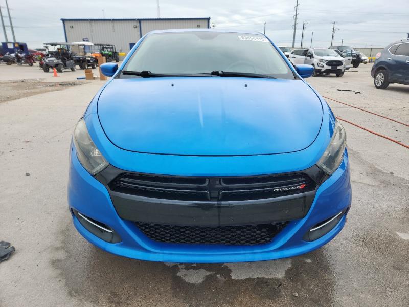 1C3CDFAA1GD584752 - 2016 DODGE DART SE BLUE photo 5