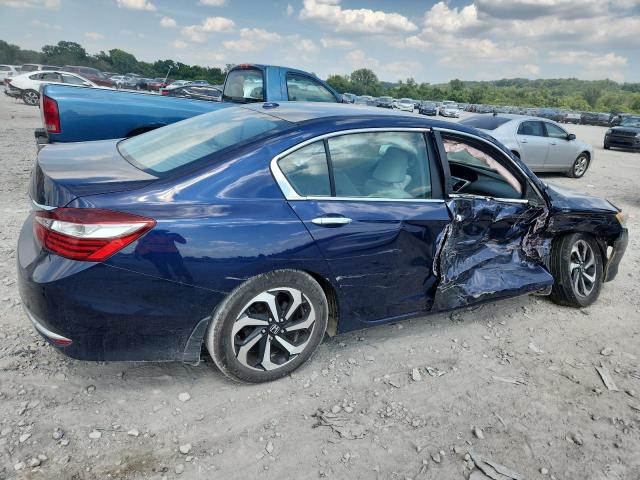 1HGCR2F98GA029059 - 2016 HONDA ACCORD EXL BLUE photo 3