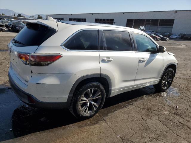 5TDKKRFH3GS127966 - 2016 TOYOTA HIGHLANDER XLE Biały zdjęcie 3