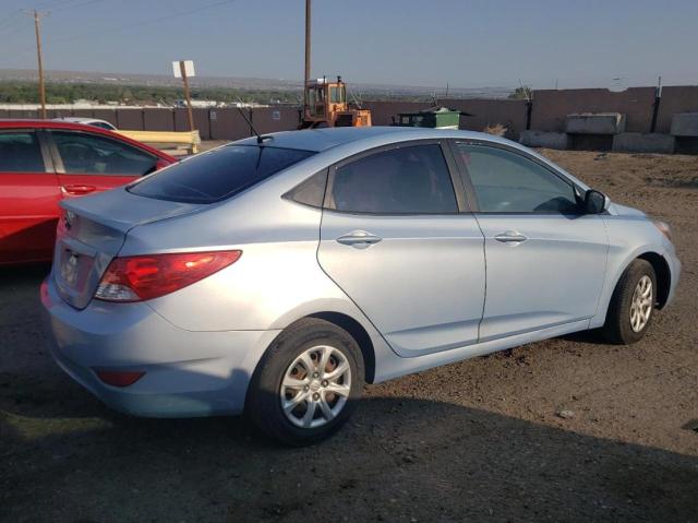 KMHCT4AE3DU446451 - 2013 HYUNDAI ACCENT GLS BLUE photo 3