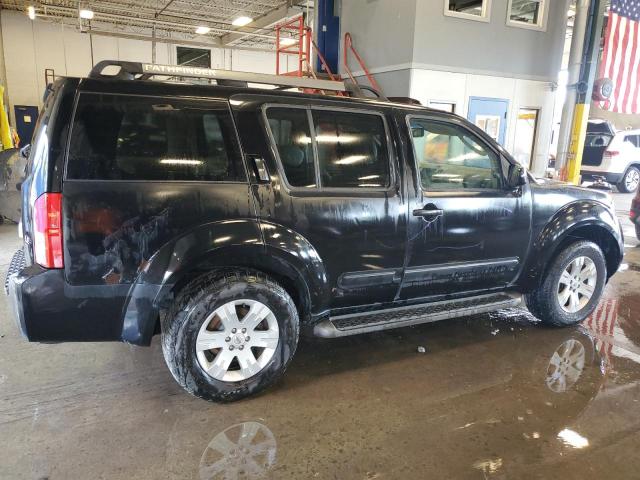 5N1AR18W67C627105 - 2007 NISSAN PATHFINDER LE შავი ფოტო 3