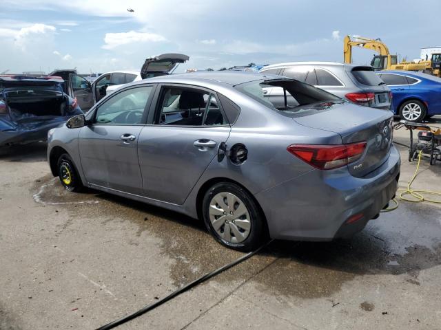 3KPA24AD6LE283491 - 2020 KIA RIO LX GRAY photo 2