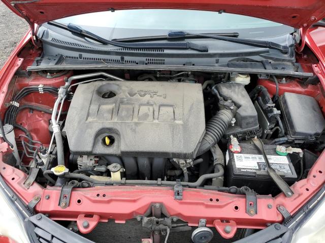 2T1BURHE9GC719118 - 2016 TOYOTA COROLLA L RED photo 11