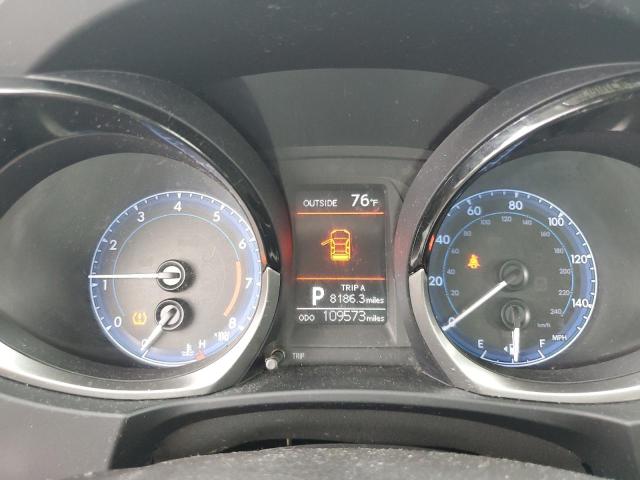 2T1BURHE9GC719118 - 2016 TOYOTA COROLLA L RED photo 9