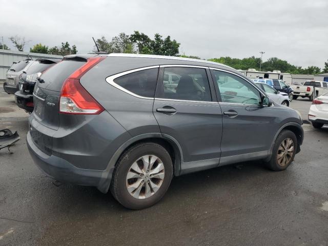 2HKRM4H77DH666799 - 2013 HONDA CR-V EXL GRAY photo 3