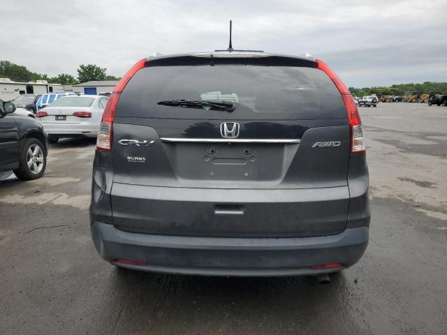 2HKRM4H77DH666799 - 2013 HONDA CR-V EXL GRAY photo 6