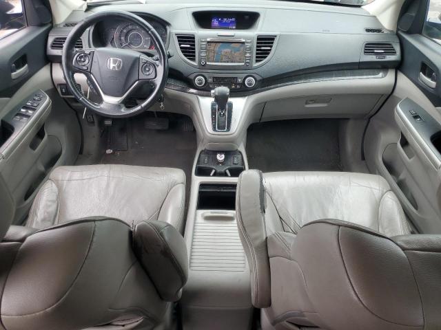 2HKRM4H77DH666799 - 2013 HONDA CR-V EXL GRAY photo 8