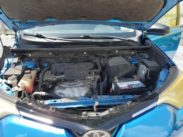 JTMZFREV0HD106421 - 2017 TOYOTA RAV4 LE BLUE photo 12