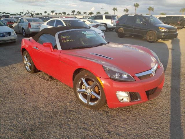 1G8MG35X18Y109370 - 2008 SATURN SKY REDLINE RED photo 1