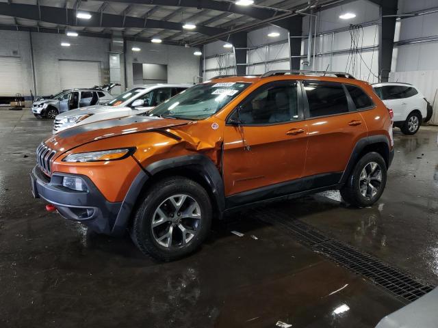 1C4PJMBS9FW680276 - 2015 JEEP CHEROKEE TRAILHAWK ORANGE photo 1