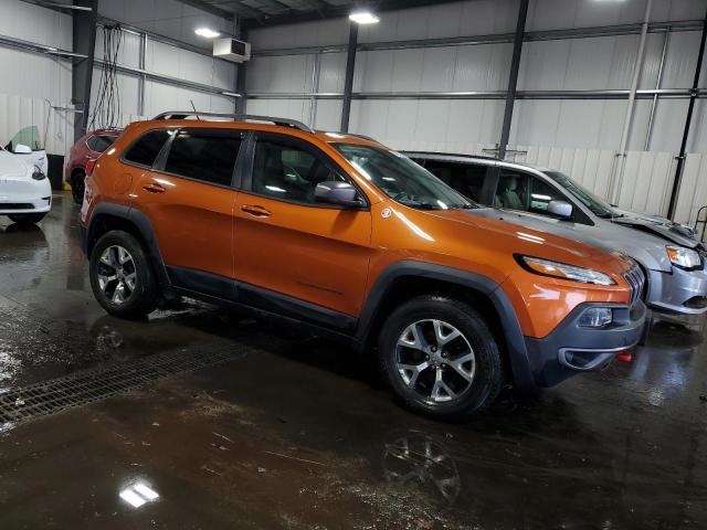 1C4PJMBS9FW680276 - 2015 JEEP CHEROKEE TRAILHAWK ORANGE photo 4