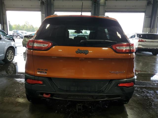 1C4PJMBS9FW680276 - 2015 JEEP CHEROKEE TRAILHAWK ORANGE photo 6