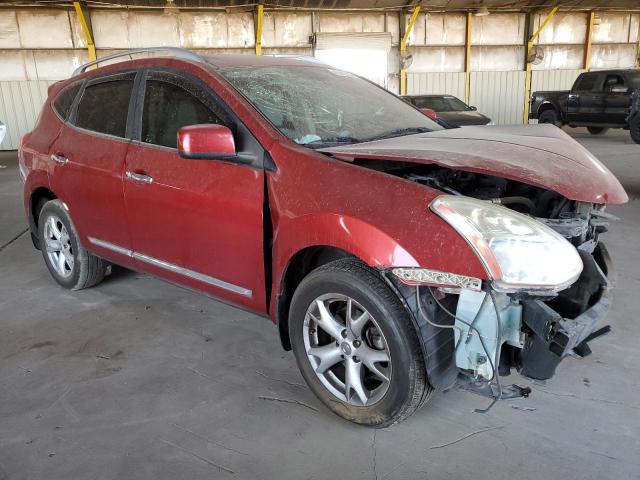 JN8AS5MV6BW283591 - 2011 NISSAN ROGUE S BURGUNDY photo 4