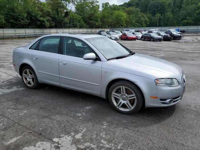 WAUDF78E37A052183 - 2007 AUDI A4 2.0T QUATTRO SILVER photo 4