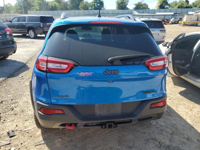 1C4PJMBX5JD582832 - 2018 JEEP CHEROKEE TRAILHAWK ლურჯი ფოტო 6