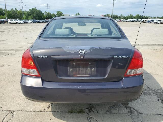 KMHDN45D43U578584 - 2003 HYUNDAI ELANTRA GLS GRAY photo 6