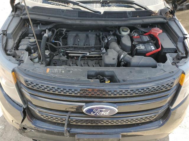 1FM5K8AR3FGA41567 - 2015 FORD EXPLORER POLICE INTERCEPTOR أسود صورة 11