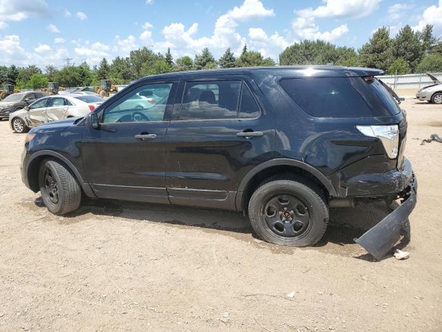 1FM5K8AR3FGA41567 - 2015 FORD EXPLORER POLICE INTERCEPTOR أسود صورة 2