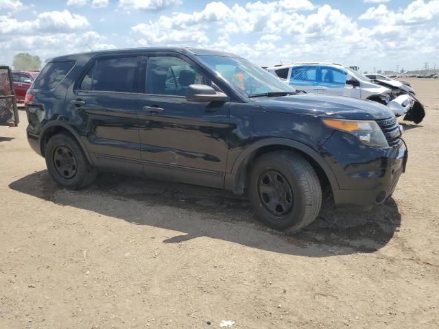 1FM5K8AR3FGA41567 - 2015 FORD EXPLORER POLICE INTERCEPTOR أسود صورة 4
