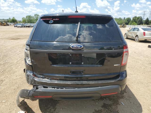 1FM5K8AR3FGA41567 - 2015 FORD EXPLORER POLICE INTERCEPTOR أسود صورة 6