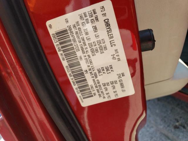 2A8HR54P98R137235 - 2008 CHRYSLER TOWN & COU TOURING 红色 照片 13
