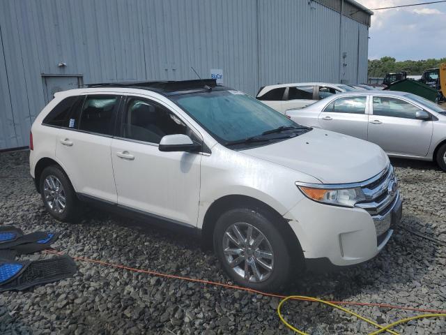 2FMDK4KC8DBE36251 - 2013 FORD EDGE LIMITED WHITE photo 4