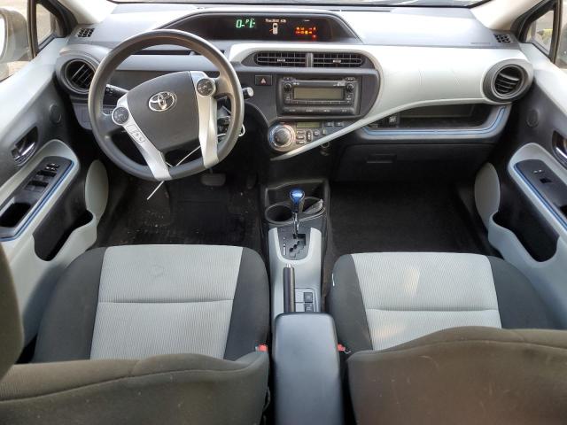 JTDKDTB3XC1526818 - 2012 TOYOTA PRIUS C SILVER photo 8