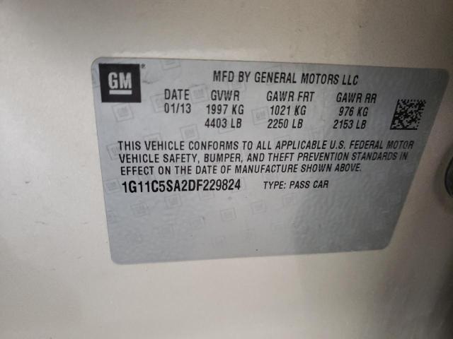 1G11C5SA2DF229824 - 2013 CHEVROLET MALIBU 1LT 棕色 照片 13