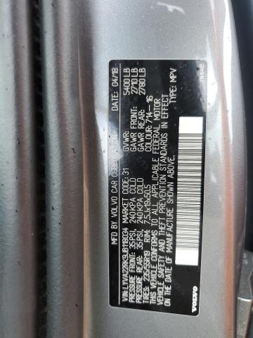 LYVA22RK9JB118034 - 2018 VOLVO XC60 T6 ნაცრისფერი ფოტო 13