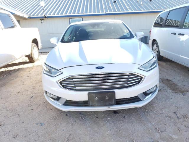 3FA6P0LU1HR409386 - 2017 FORD FUSION SE HYBRID WHITE photo 5