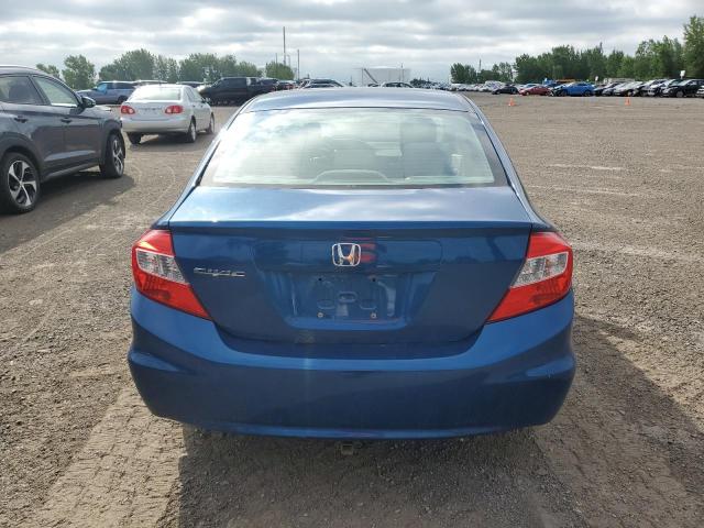 2HGFB2F44CH019761 - 2012 HONDA CIVIC LX BLUE photo 6