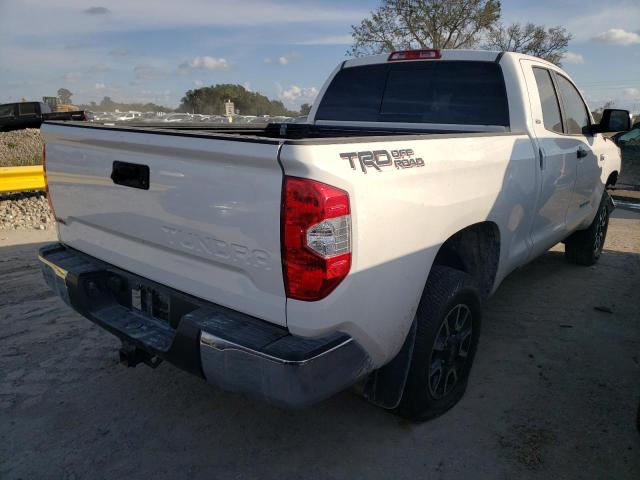 5TFRY5F1XKX251910 - 2019 TOYOTA TUNDRA DOUBLE CAB SR/SR5 WHITE photo 3