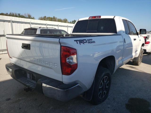 5TFRY5F1XKX251910 - 2019 TOYOTA TUNDRA DOUBLE CAB SR/SR5 WHITE photo 4