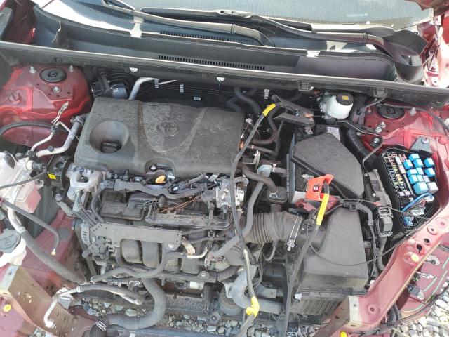 2T3G1RFV9NW306622 - 2022 TOYOTA RAV4 LE BURGUNDY photo 11
