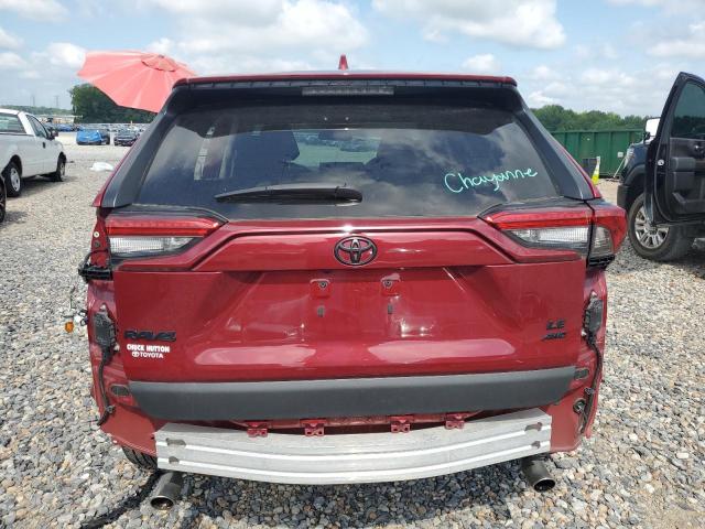 2T3G1RFV9NW306622 - 2022 TOYOTA RAV4 LE BURGUNDY photo 6