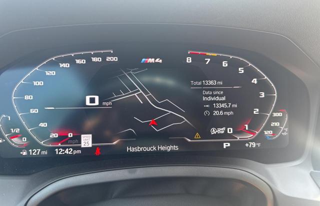 WBS33BA05NCK00384 - 2022 BMW M4 COMPETITION BLACK photo 8