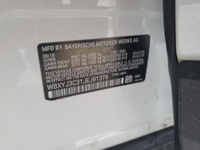 WBXYJ3C31JEJ91376 - 2018 BMW X2 SDRIVE28I Ağ foto 14